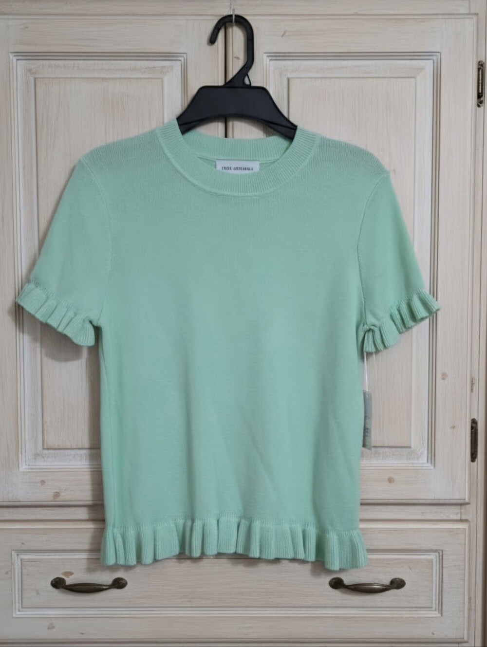 Women's Free Assembly Ruffle Sweater Tee